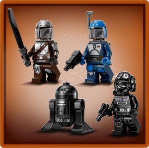 LEGO Star Wars Mandaloriański myśliwiec Fang Fighter kontra TIE Interceptor (75348) 4