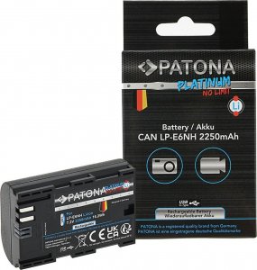 Akumulator Patona Akumulator Patona Platinum LP-E6NH z USB-C do Canona 1