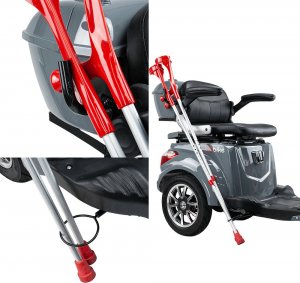 Bili Bike Czterokołowy skuter elektryczny SHINO QUADRO GEL szary 15
