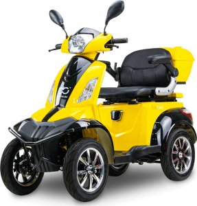 Bili Bike Czterokołowy skuter elektryczny BILI BIKE SHINO QUADRO GEL żółty/czarny 1