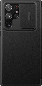 Nillkin Etui Nillkin CamShield Leather do Samsung Galaxy S22 Ultra (czarne) 1