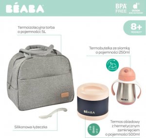 Beaba Beaba Zestaw Podróżny Old Pink 2