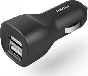 Ładowarka Hama Hama ładowarka samochodowa USB (2xUSB) 12V 2,4A 1