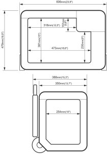 Lodówka turystyczna Yolco BCX40 Carbon 39 l 22