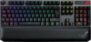 Klawiatura Asus ASUS ROG Strix Scope NX Wireless Deluxe klawiatura USB + RF Wireless + Bluetooth QWERTY Niemiecki Czarny 1