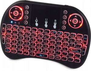 Klawiatura Verk KLAWIATURA BEZPRZEWODOWA MINI PODŚWIEWTLANA TV LED 2