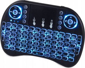 Klawiatura Verk KLAWIATURA BEZPRZEWODOWA MINI PODŚWIEWTLANA TV LED 3