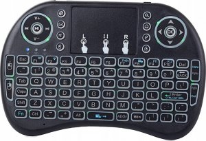 Klawiatura Verk KLAWIATURA BEZPRZEWODOWA MINI PODŚWIEWTLANA TV LED 4