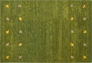 Beliani Dywan wełniany 160 x 230 cm zielony YULAFI Lumarko! 1