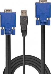 Kabel USB Lindy USB-A - USB-A 2 m Czarny (32186) 2