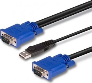 Kabel USB Lindy USB-A - USB-A 2 m Czarny (32186) 4