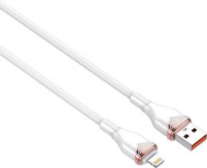 Kabel USB LDNIO USB-A - Lightning 1 m Biały (LDN430) 1