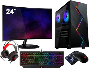 Komputer Vist MSI Vampyre RGB, Ryzen 5 3600, 32 GB, RTX 3050, 1 TB M.2 PCIe Windows 11 Pro 1