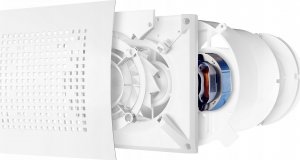 Wentylator AWENTA Wentylator łazienkowy Awenta WPAB110ZT Pulsar fi100mm 110 m3/h 9W 230V z wyłącznikiem czasowym i zaworem zwrotnym biały 4