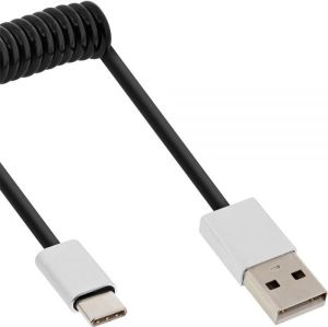 Kabel USB InLine USB C -> USB A (M/M) Czarny 3m (35873) 1