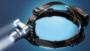 Latarka czołowa Tiross LATARKA Czołowa LED COB Czołówka CZUJNIK Ruchu 3