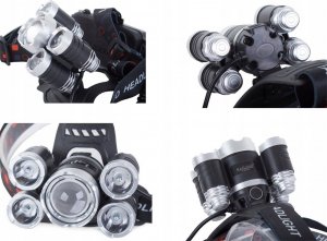 Latarka czołowa Bailong LATARKA CZOŁOWA BAILONG LED CREE XM-L T6 4X XP-E 12