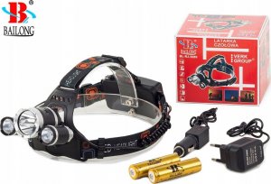 Latarka czołowa Bailong LATARKA CZOŁOWA BAILONG LED CREE XM-L T6 2 x XP-E 15
