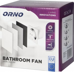 Orno Wentylator łazienkowy 100mm Premium - Czujnik wilgoci + wyłącznik czasowy (Łożysko kulkowe) 2