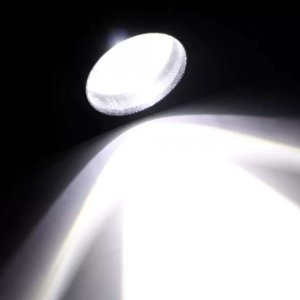 Latarka 4kom.pl Latarka taktycznia Mini światło klasyczne 9cm LED COB T6 z regulacją Zoom kieszonkowa czarna 9