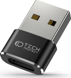 Adapter USB Tech-Protect Adapter Tech-protect Ultraboost USB-A/USB-C Black 1