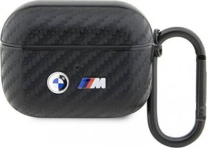 BMW BMW BMAPWMPUCA2 AirPods Pro cover czarny/black Carbon Double Metal Logo 1