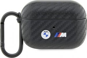 BMW BMW BMAP2WMPUCA2 AirPods Pro 2 gen cover czarny/black Carbon Double Metal Logo 1