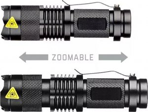 Latarka Latarka taktyczna zestaw 2 metalowych nimi latarek z zoom i akcesoriów Latarka taktyczna zestaw 2 metalowych nimi latarek z zoom i akcesoriów 9