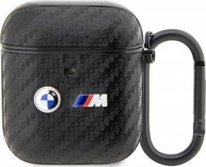 BMW BMW BMA2WMPUCA2 AirPods 1/2 cover czarny/black Carbon Double Metal Logo 1