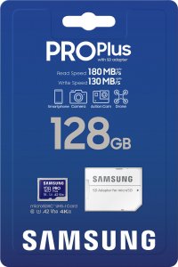 Karta Samsung PRO Plus MicroSDXC 128 GB U3 A2 V30 (MB-MD128SA/EU) 7
