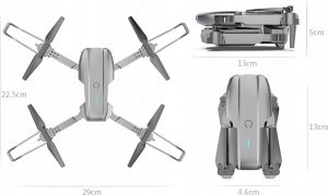 Dron XMaster E99 pro Max Wifi Zabawka 3x Aku 2x Kamery 4k 2