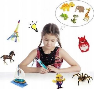 Długopis 3D XMaster PEN 2 Zestaw + Wkłady 100m 12