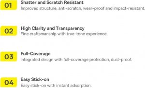 Baseus Szkło hartowane Baseus na aparat iPhone 13 Pro/13 Pro Max 3