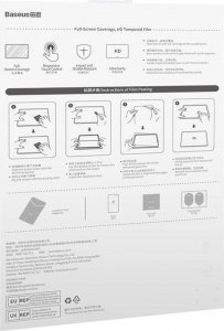 Baseus Szkło hartowane Baseus Crystal 0.3mm do tabletu Huawei MatePad Pro 11" 3