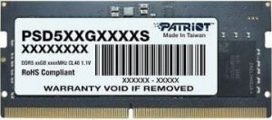 Pamięć do laptopa Patriot PATRIOT SIGNATURE SO-DIMM DDR5 16GB 5600MHz 1 Rank 1