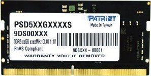 Pamięć do laptopa Patriot PATRIOT DDR5 32GB SIGNATURE 4800MHz SO-DIMM 1