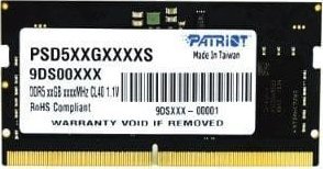 Pamięć do laptopa Patriot PATRIOT SIGNATURE SO-DIMM DDR5 16GB 4800MHz 1 Rank 1