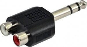 Adapter AV SSQ SSQ HA7 - Adapter 2 x gniazdo RCA - jack stereo 6.3mm 1