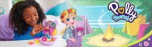 Mattel Polly Pocket Kompaktowy zestaw Biwakowa Lama HKV33(FRY35) 12