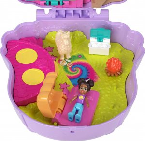 Mattel Polly Pocket Kompaktowy zestaw Biwakowa Lama HKV33(FRY35) 5