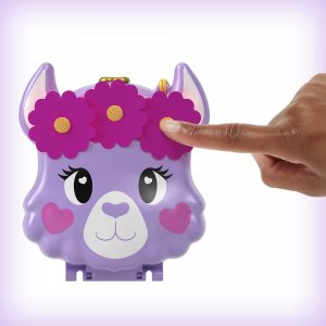 Mattel Polly Pocket Kompaktowy zestaw Biwakowa Lama HKV33(FRY35) 7