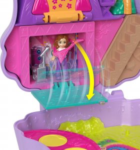 Mattel Polly Pocket Kompaktowy zestaw Biwakowa Lama HKV33(FRY35) 9
