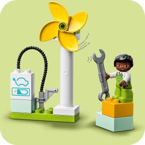 LEGO Duplo Turbina wiatrowa i samochód elektryczny (10985) 9