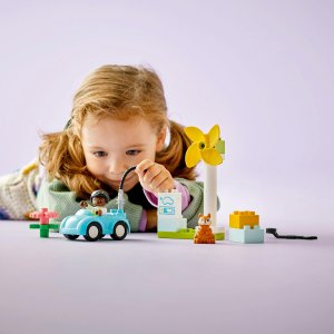 LEGO Duplo Turbina wiatrowa i samochód elektryczny (10985) 12