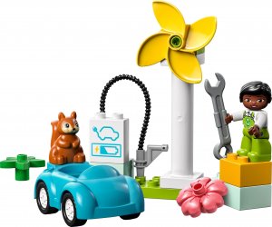 LEGO Duplo Turbina wiatrowa i samochód elektryczny (10985) 8