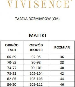 Vivisence Vivisence 3002 granatowy 42 Kostium kąpielowy figi 3