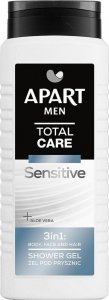 APART NATURAL_Men Total Care Sensitive żel pod prysznic 3w1 500ml 1