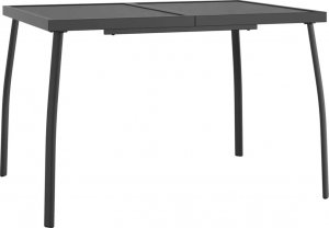 vidaXL 3-częściowy zestaw mebli ogrodowych, antracytowy, stal 7