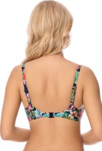 Vivisence Vivisence 3222 kwiaty granat 75D Kostium kąpielowy biustonosz push-up 2