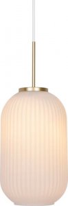 Lampa wisząca Nordlux Lampa wisząca szklana Milford 2213203001 Nordlux modernistyczna mosiądz 1